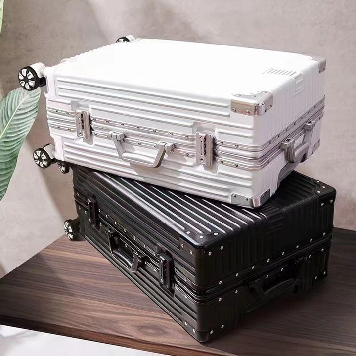 Unisex Impact-Resistant Multi-Directional Spinner Suitcase Bowlift