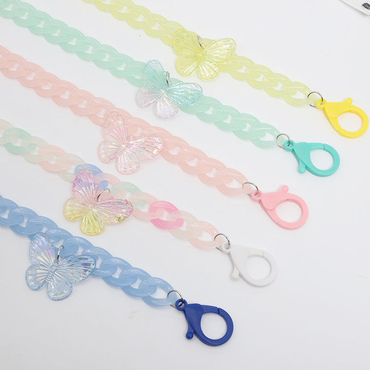 Decorative Butterfly Eyewear Chain Bowlift