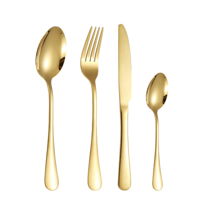 Elegant stainless steel cutlery set with ergonomic handle Bowlift
