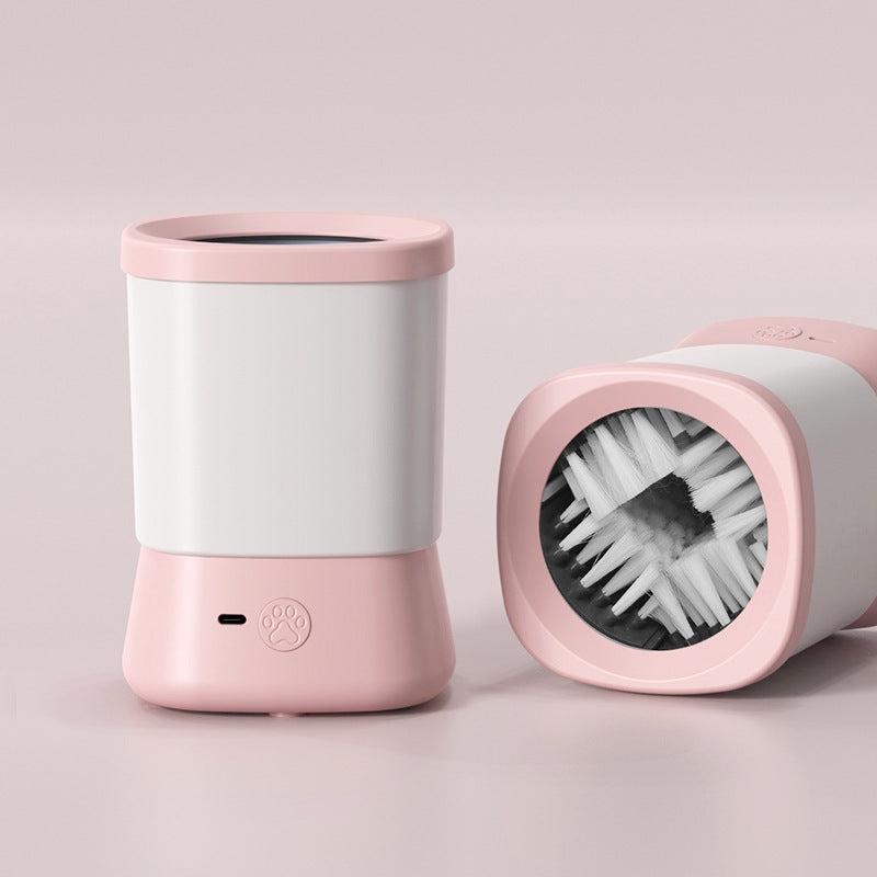 Rechargeable electric paw cleaner with soft silicone inner brushes Bowlift