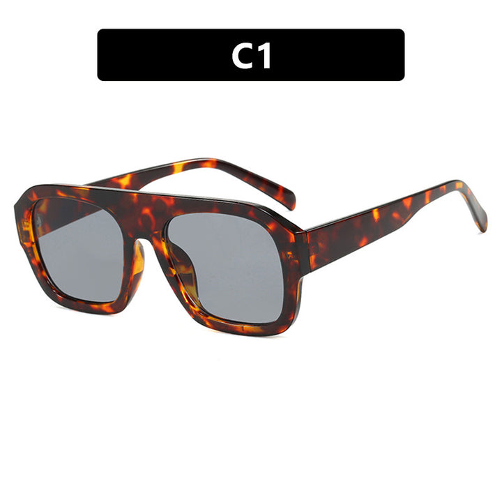 Women's oversized sunglasses with distinctive rectangular frame Bowlift