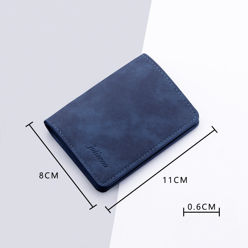Sleek Minimalist Leather Card Holder