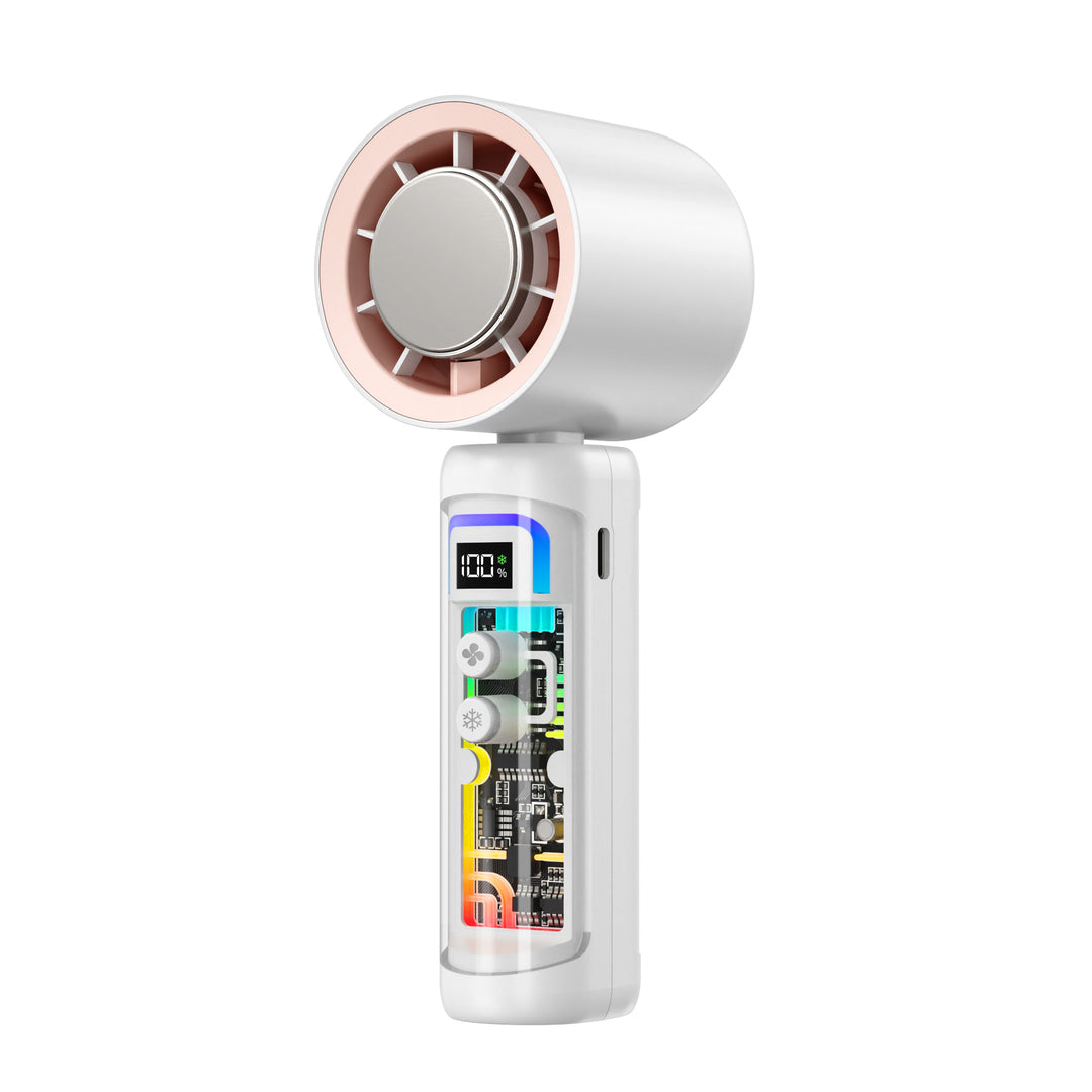 Unisex Smart Rechargeable Personal Cooling Fan Bowlift