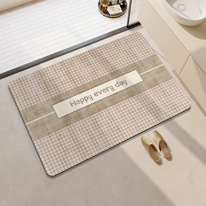 Abstract Pattern Non-Slip Bath Mat Bowlift