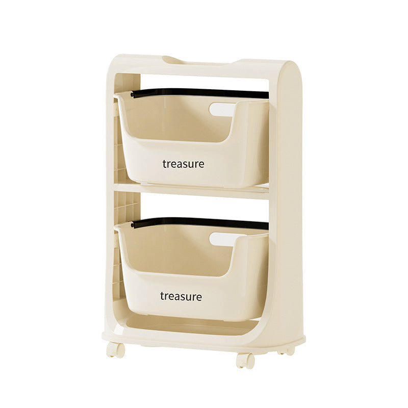 Multi-Tier Storage Organizer with Baskets Bowlift