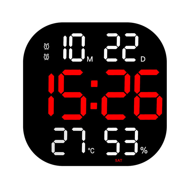Digital Alarm Clock with Thermometer and Hygrometer Bowlift