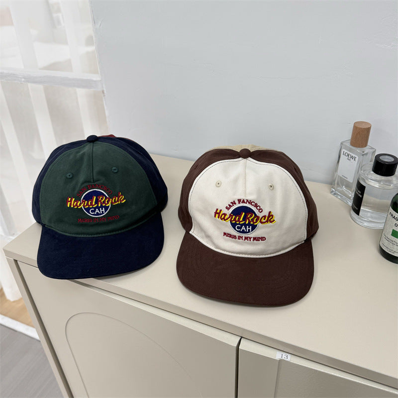 Men's Vintage-Inspired Embroidered Baseball Cap Bowlift 1783922543
