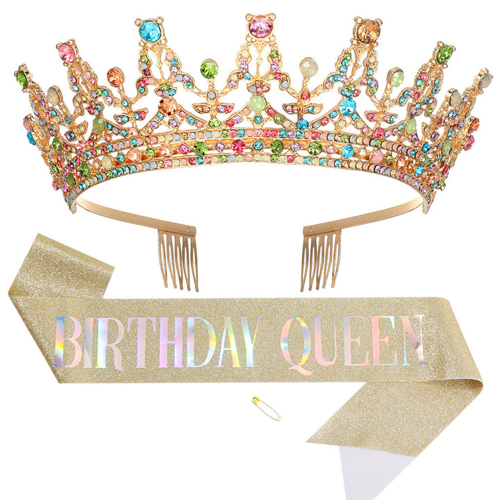 Women's Sparkling Crown and Sash Set Bowlift