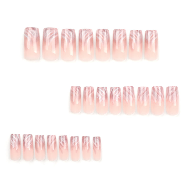 Artistic Acrylic Nails with Elegant Shine Bowlift