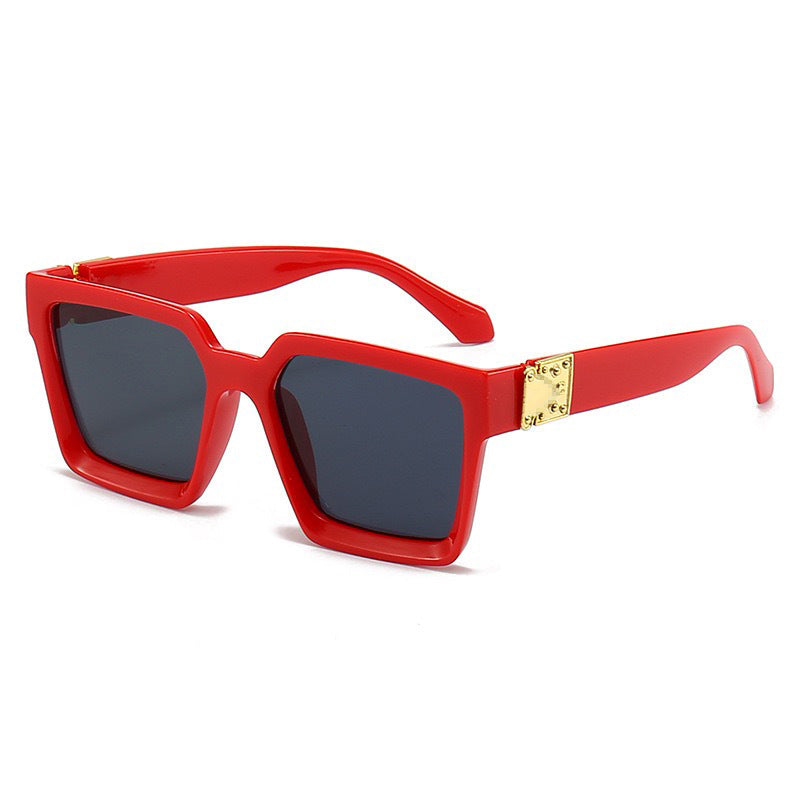 Statement Geometric Frame Sunglasses