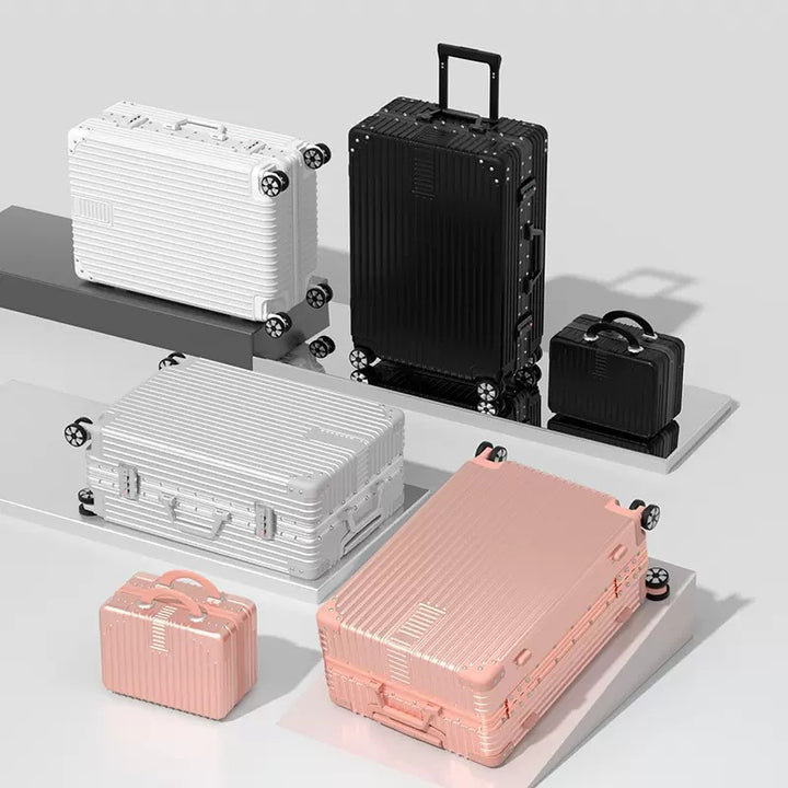 Premium Textured Hard-Shell Luggage Bowlift
