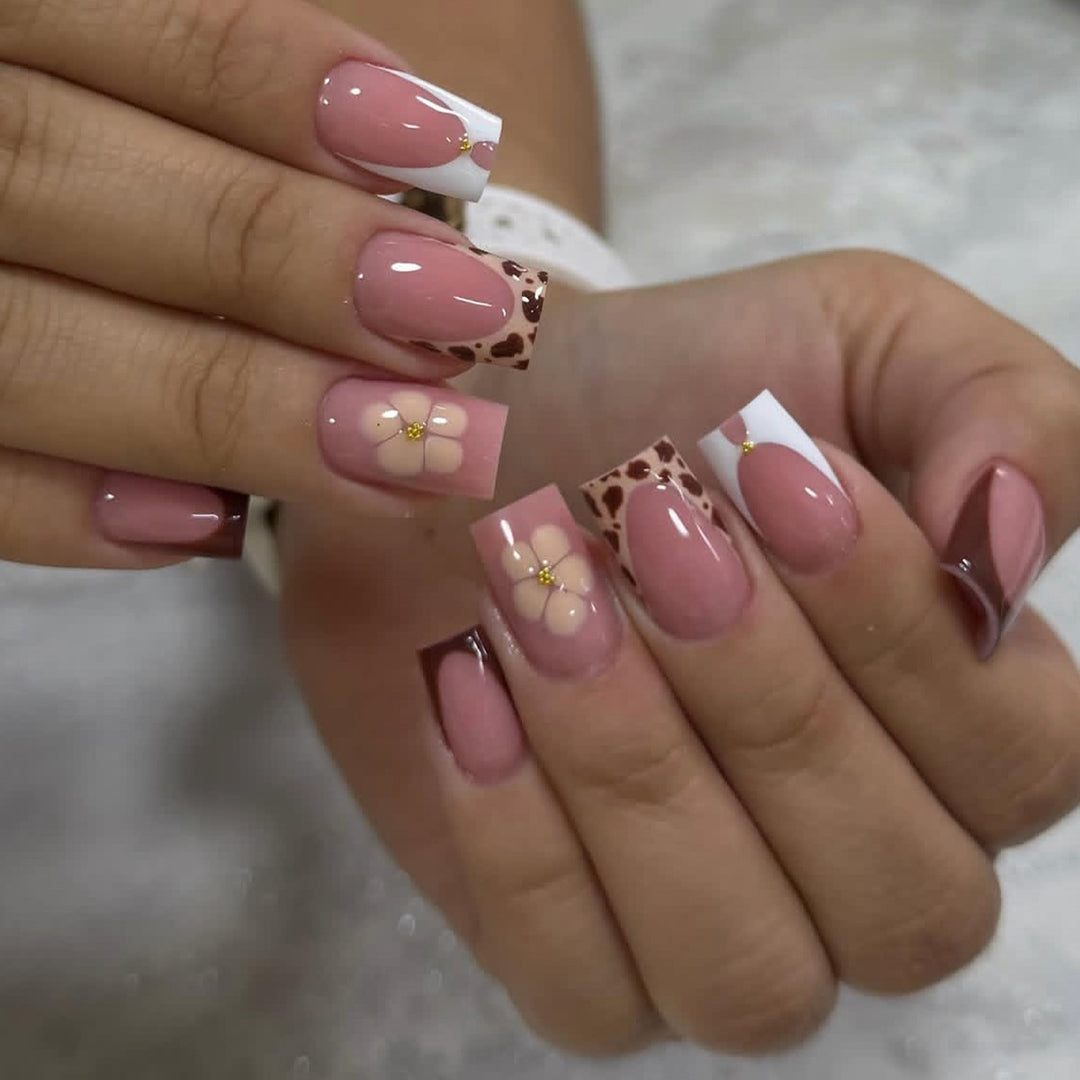 Artistic Acrylic Nail Design Bowlift
