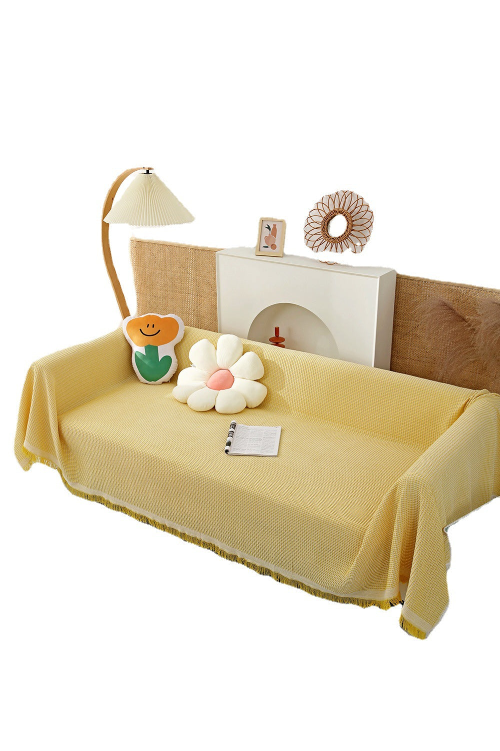 Cozy Textured Sofa Cover