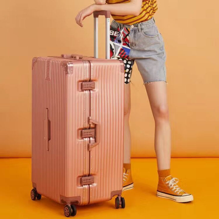 Premium Aluminum Casing Spinner Luggage Bowlift