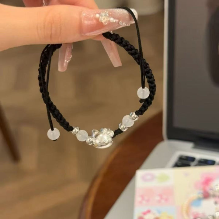 Adjustable Cat Paw Charm Bracelet Bowlift