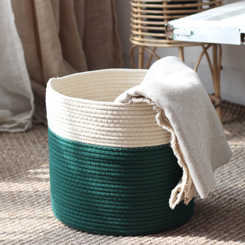 Handcrafted cotton storage basket Bowlift