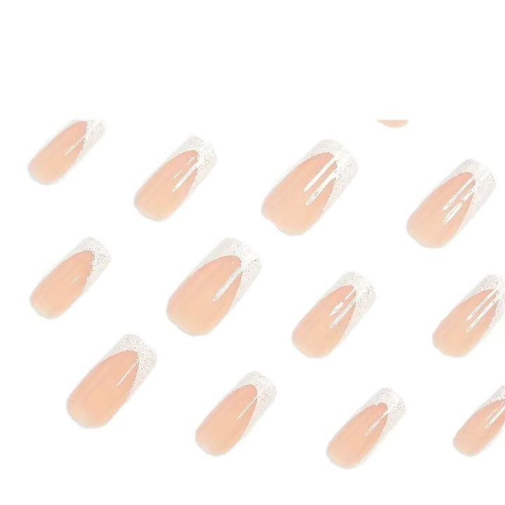 Decorative Glitter-Accent Press-On Nails Bowlift