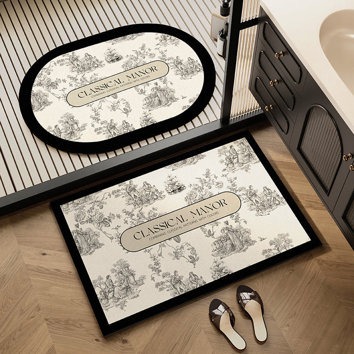 Stylish Textured Area Rug Bowlift