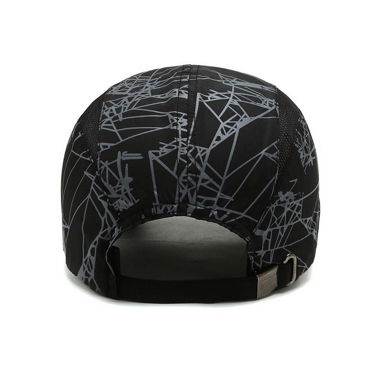 Women’s sporty running cap with stunning geometric pattern Bowlift
