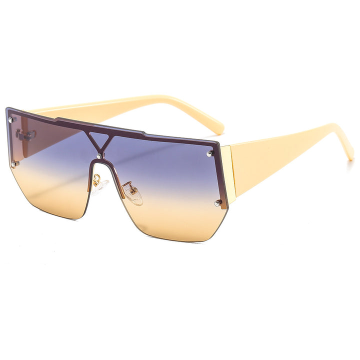 Women's fashionable oversized sunglasses with a unique geometric frame Bowlift