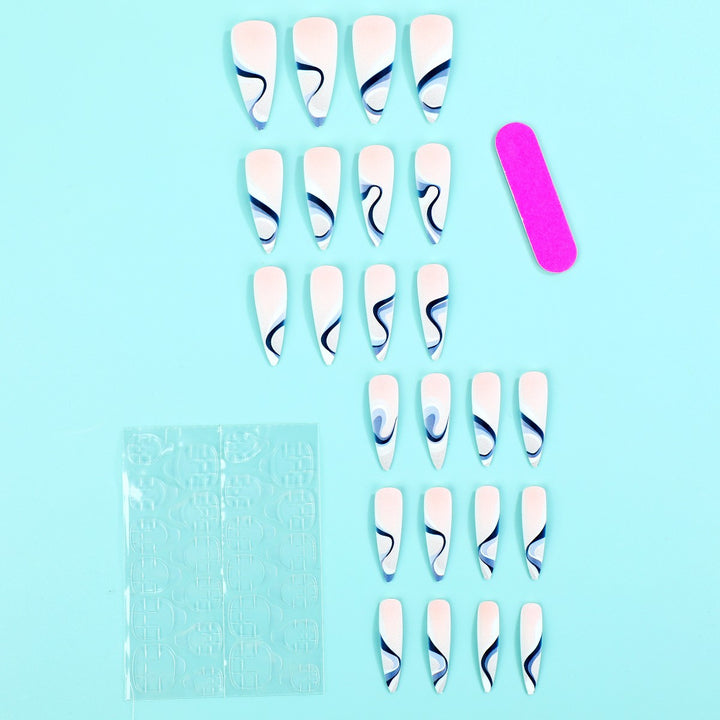 Professional artificial nails with elegant designs Bowlift