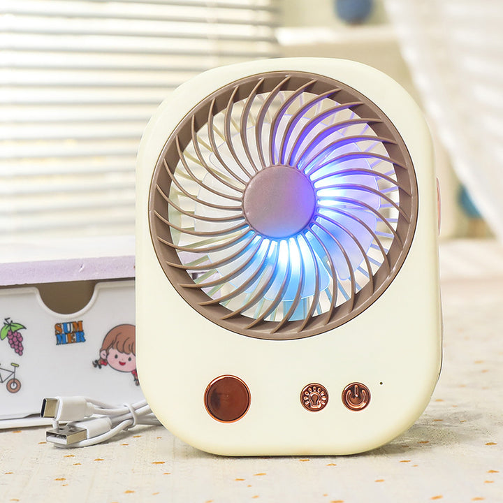Women Portable Table Fan with Digital Control Bowlift