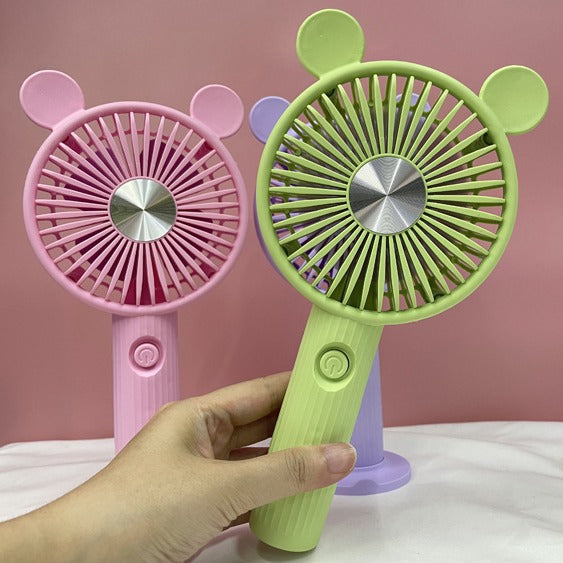 Unisex Funny Hand Fan with Animal Ears Bowlift