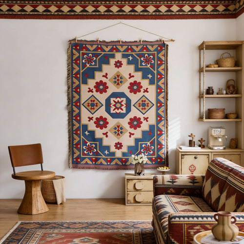Artistic Woven Tapestry Wall Hanging