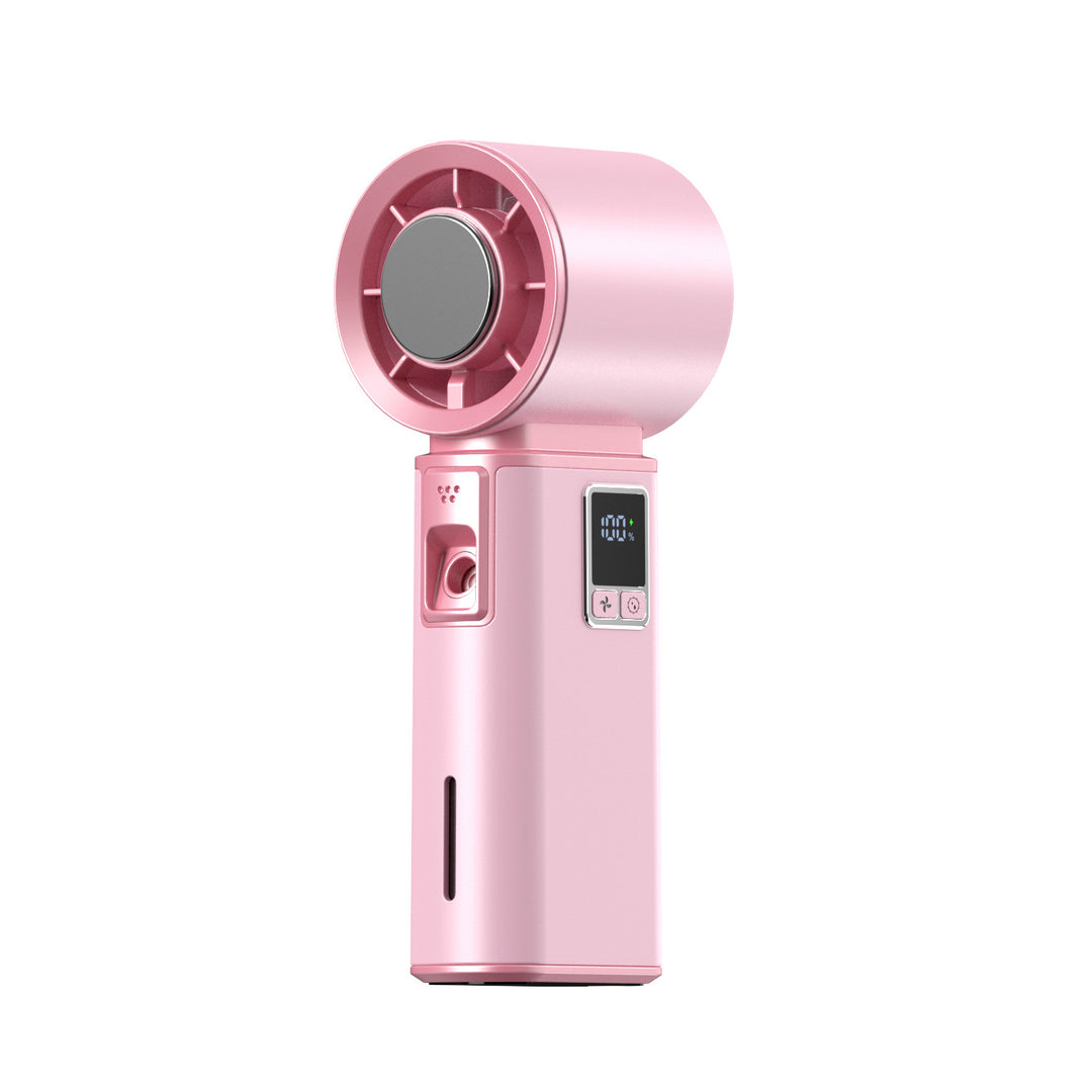 Women's Portable High-Performance Fan with Digital Control Bowlift