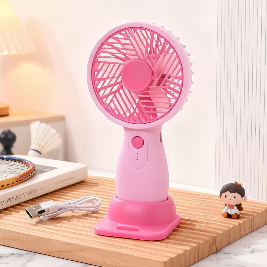 Women Portable Battery Fan with USB Connection Bowlift