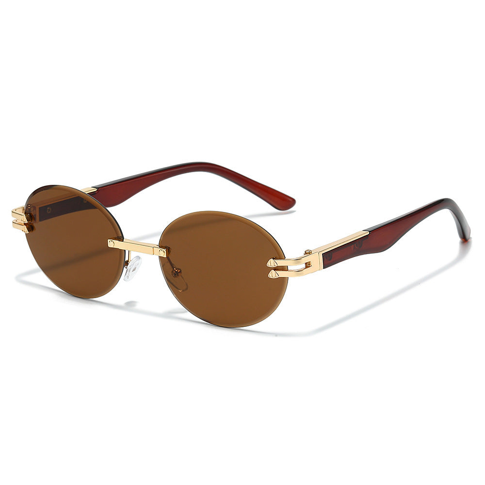Stylish Round Frame Sunglasses Bowlift
