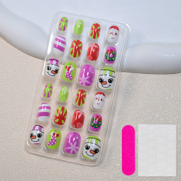 Themed Summer Beach Nail Art Press-On Nails Bowlift