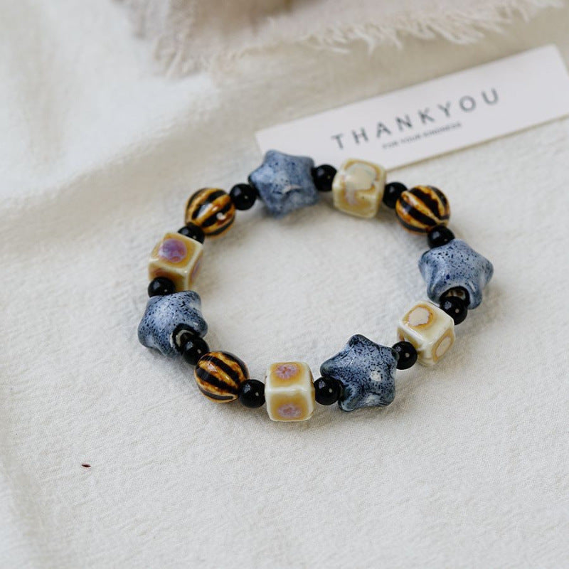 Heart-Shaped Beaded Bracelet Bowlift