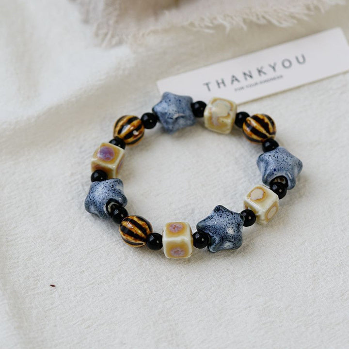 Heart-Shaped Beaded Bracelet Bowlift