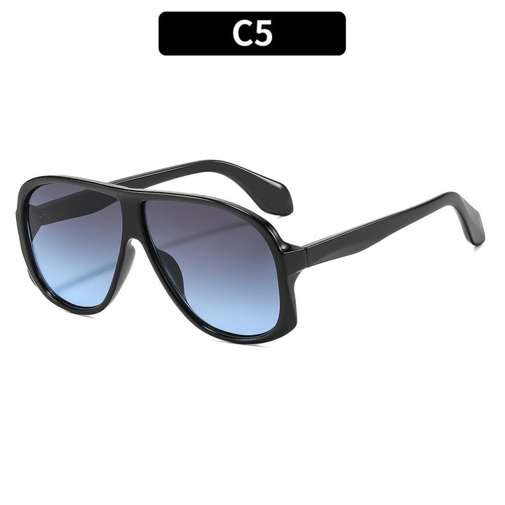 Modern Oversized Square Frame Sunglasses