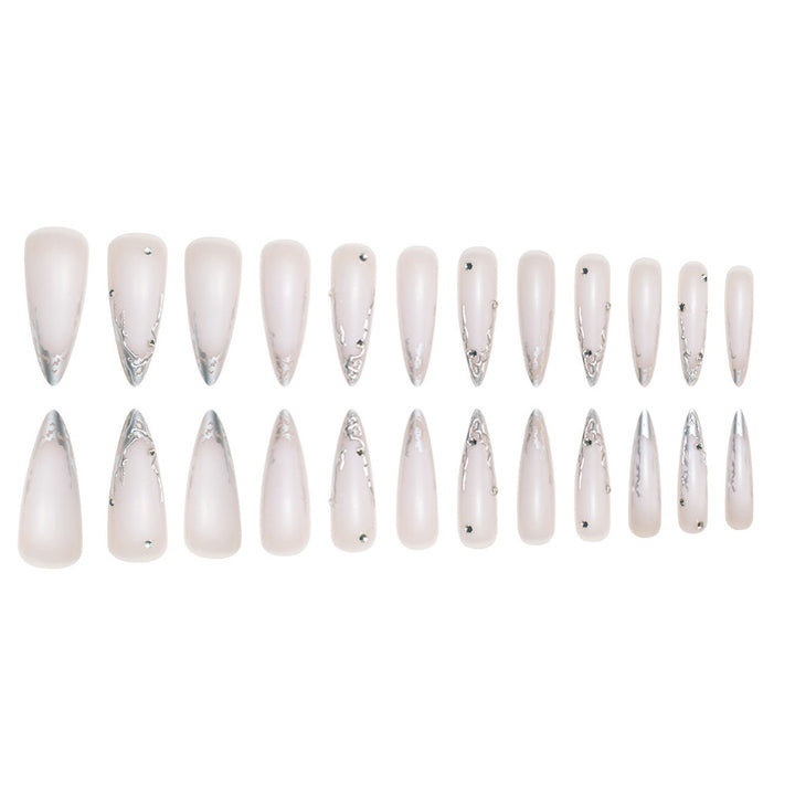 Angular Stiletto Press-On Nail Extensions Bowlift