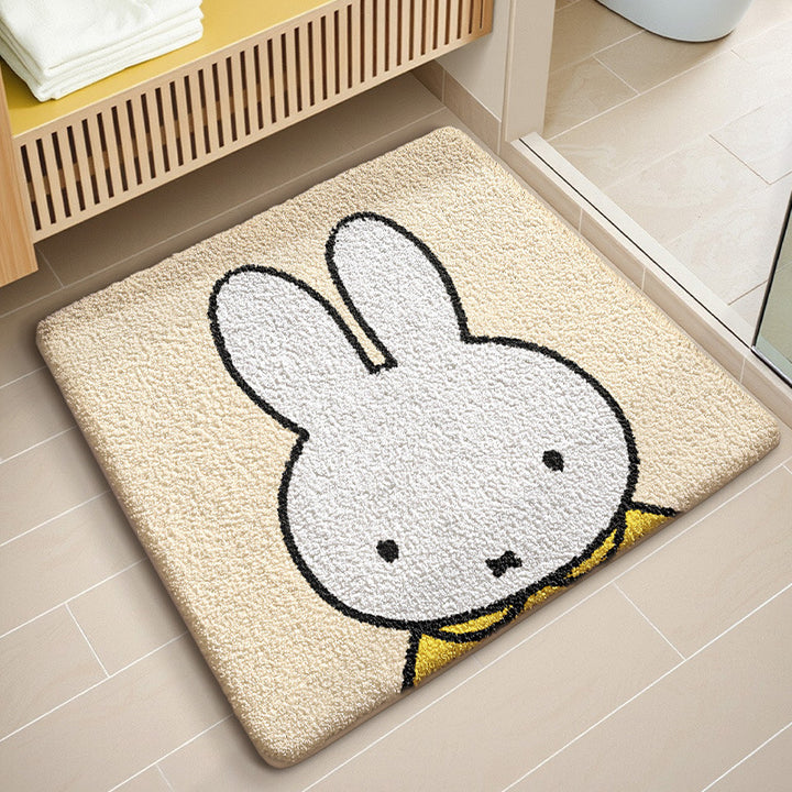 Cute Cartoon Bunny Bath Mat Bowlift