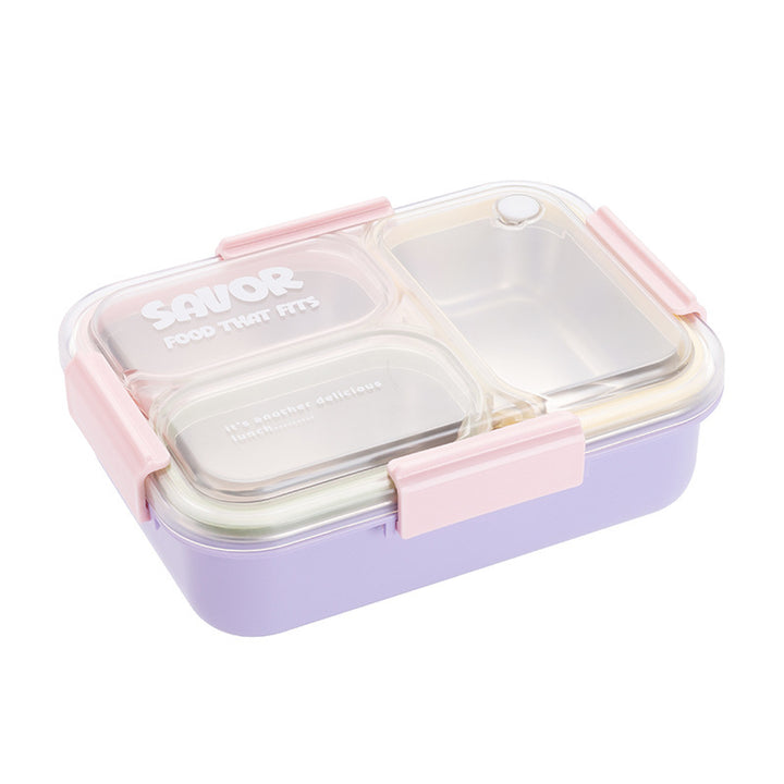 Dual-Compartment Food Storage Container