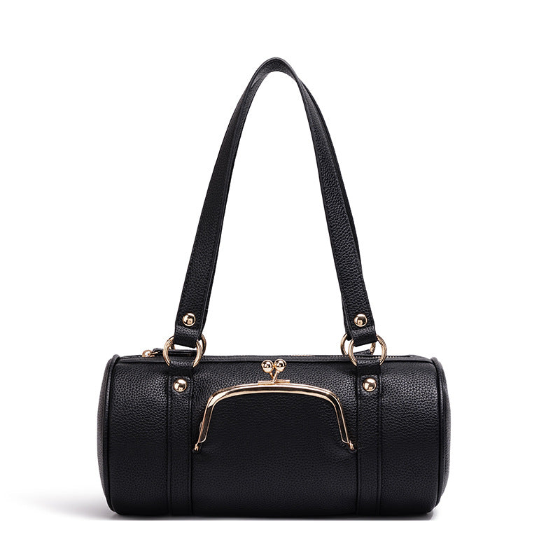 Fashionable Leather Handbag Bowlift