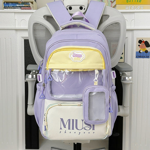 Multi-Functional Transparent School Backpack