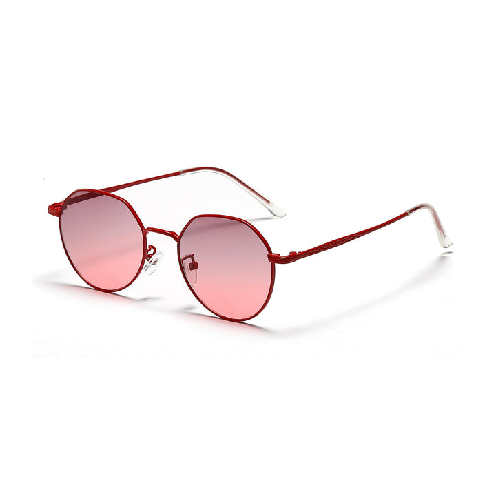 Women's round glasses with delicate metal frame Bowlift