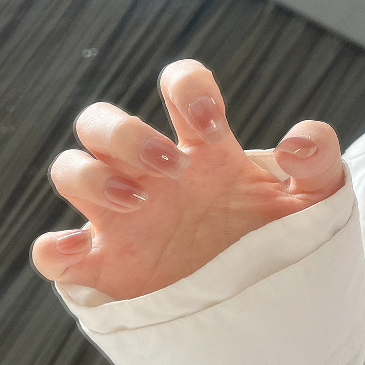 Ombre Press-On Nails with Glossy Finish Bowlift