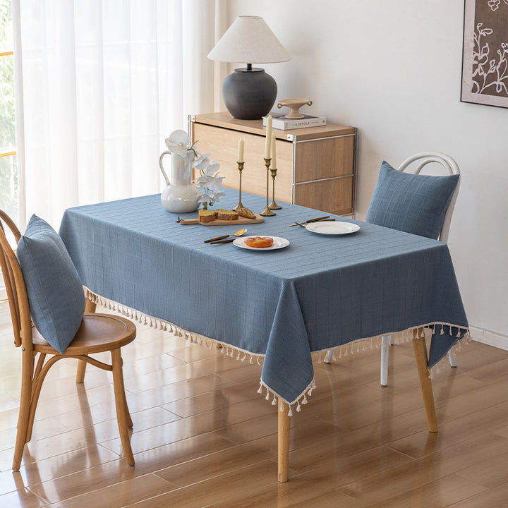 Elegant Textured Tablecloth