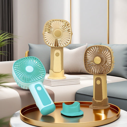 Women's Portable USB Hand Fan with Adjustable Tilt Angle Bowlift