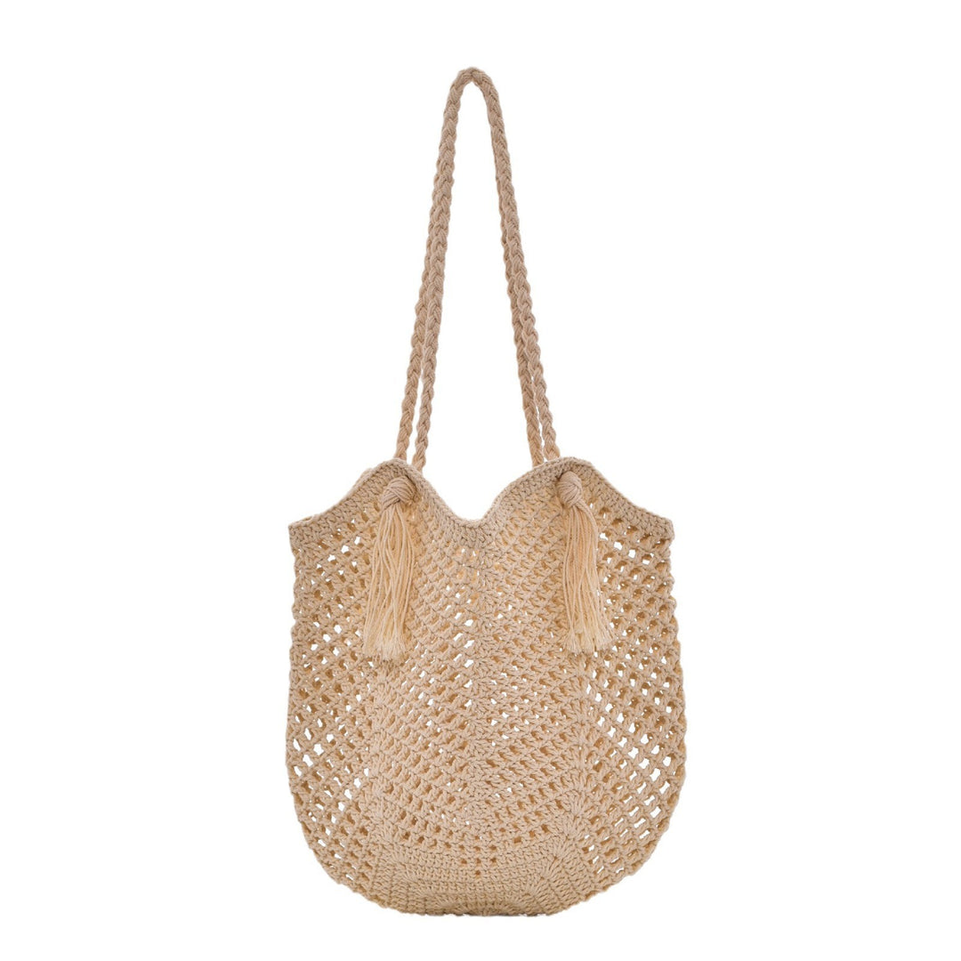 Handmade Macrame Beach Bag Bowlift