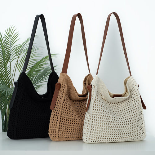 Modern Macrame Shoulder Bag Bowlift