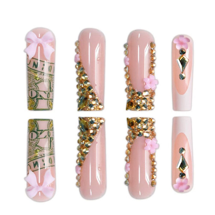 Decorative Acrylic Press-On Nails Bowlift