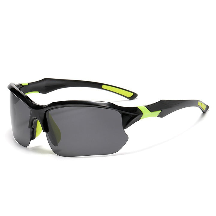 Unisex nan sporty performance sunglasses with semi-rim polarized UV protection anti-slip nose pads Bowlift