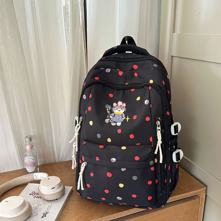 Whimsical Patterned School Backpack