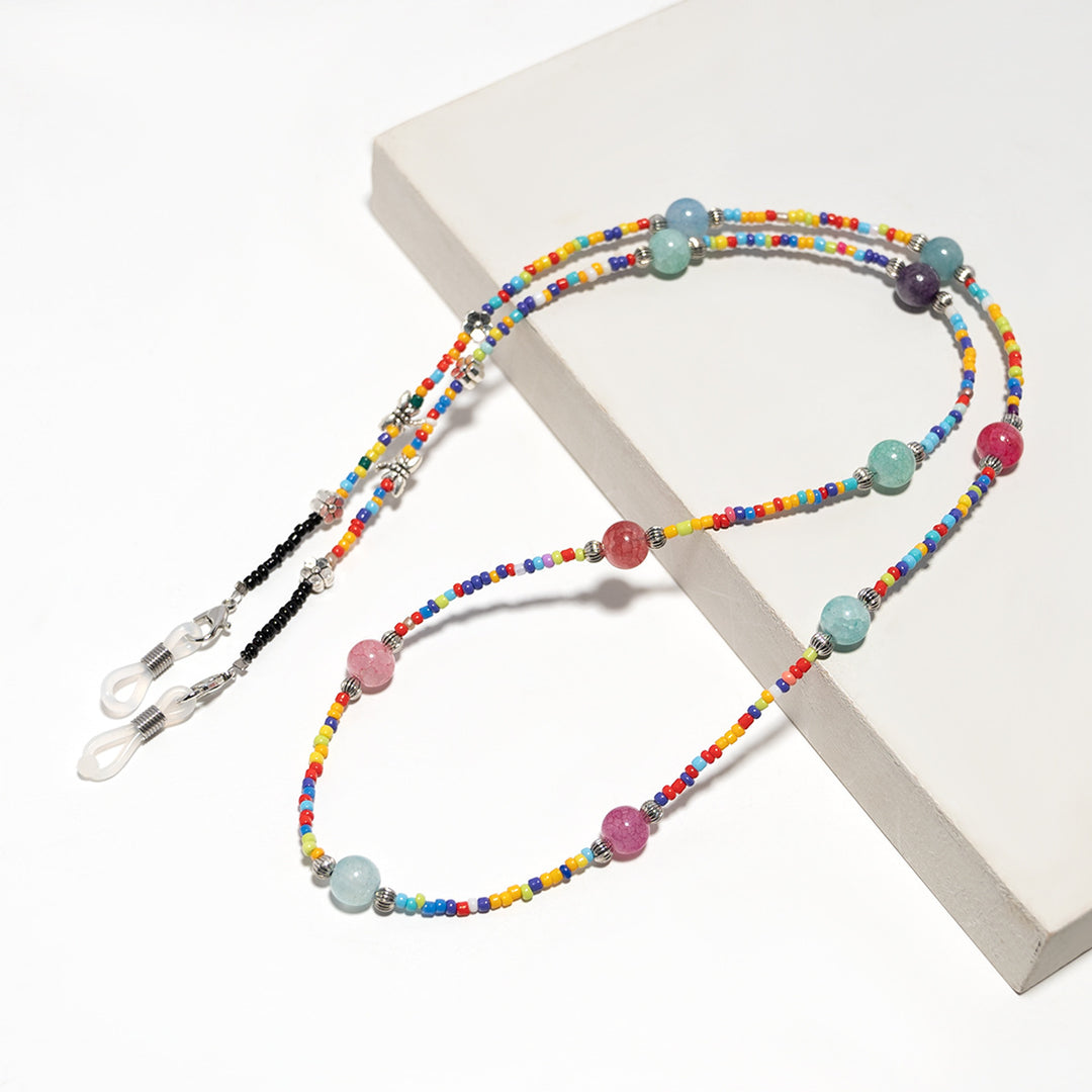 Colorful Beaded Eyewear Chain Bowlift
